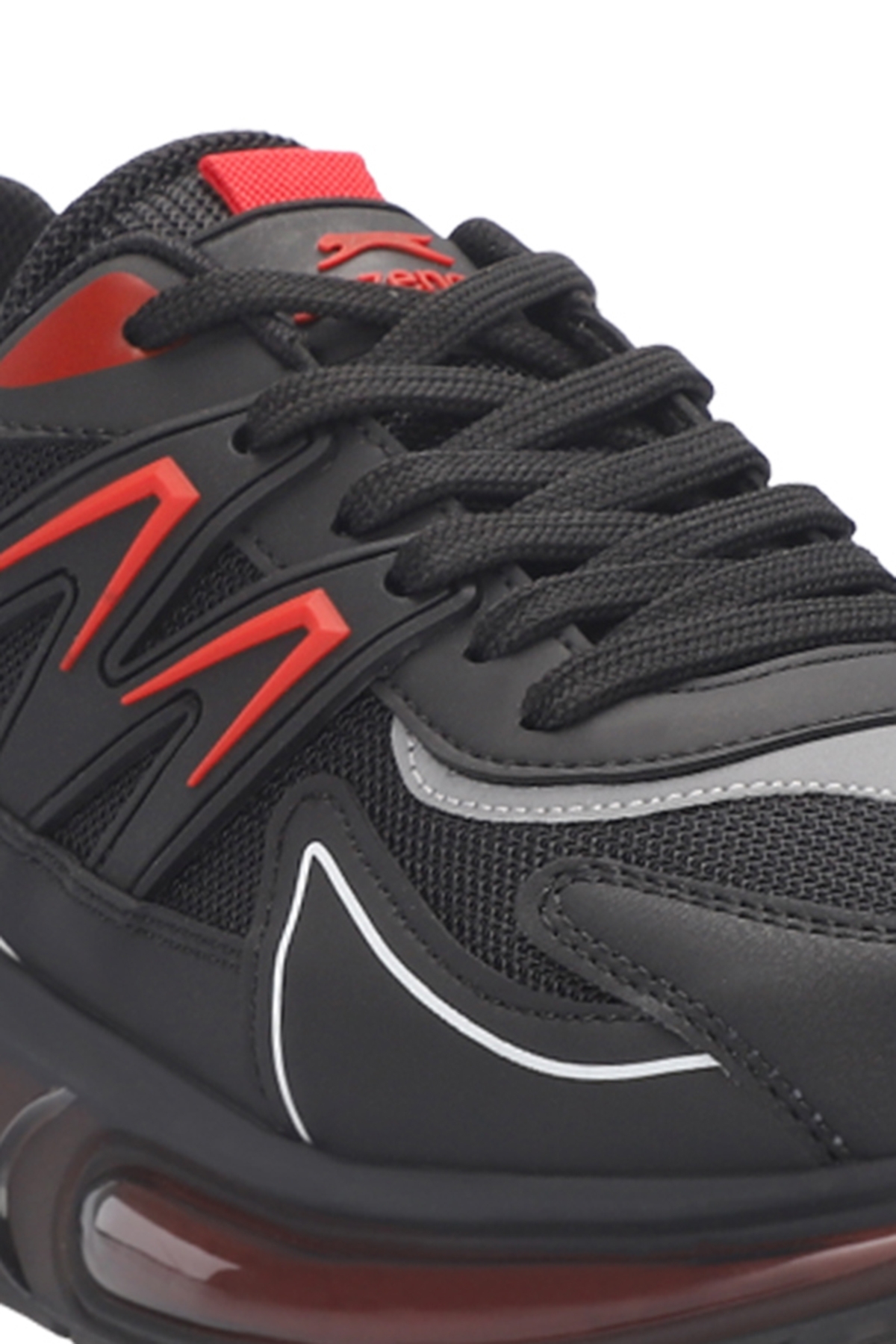 ZIGOR Erkek Sneaker Ayakkabı Siyah / Kırmızı - Görsel 5