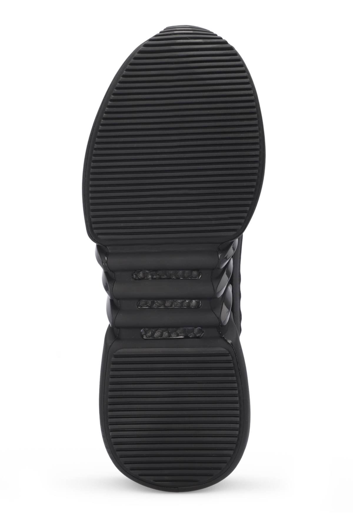 ZALAR Erkek Sneaker Ayakkabı Siyah / Koyu Gri - Görsel 8