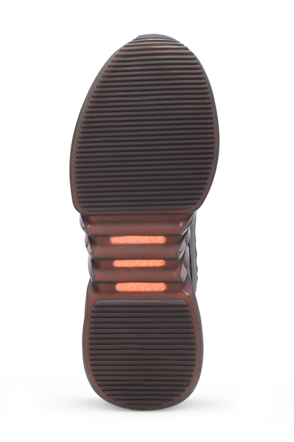 ZALAR Erkek Sneaker Ayakkabı Koyu Gri / Turuncu - Görsel 8