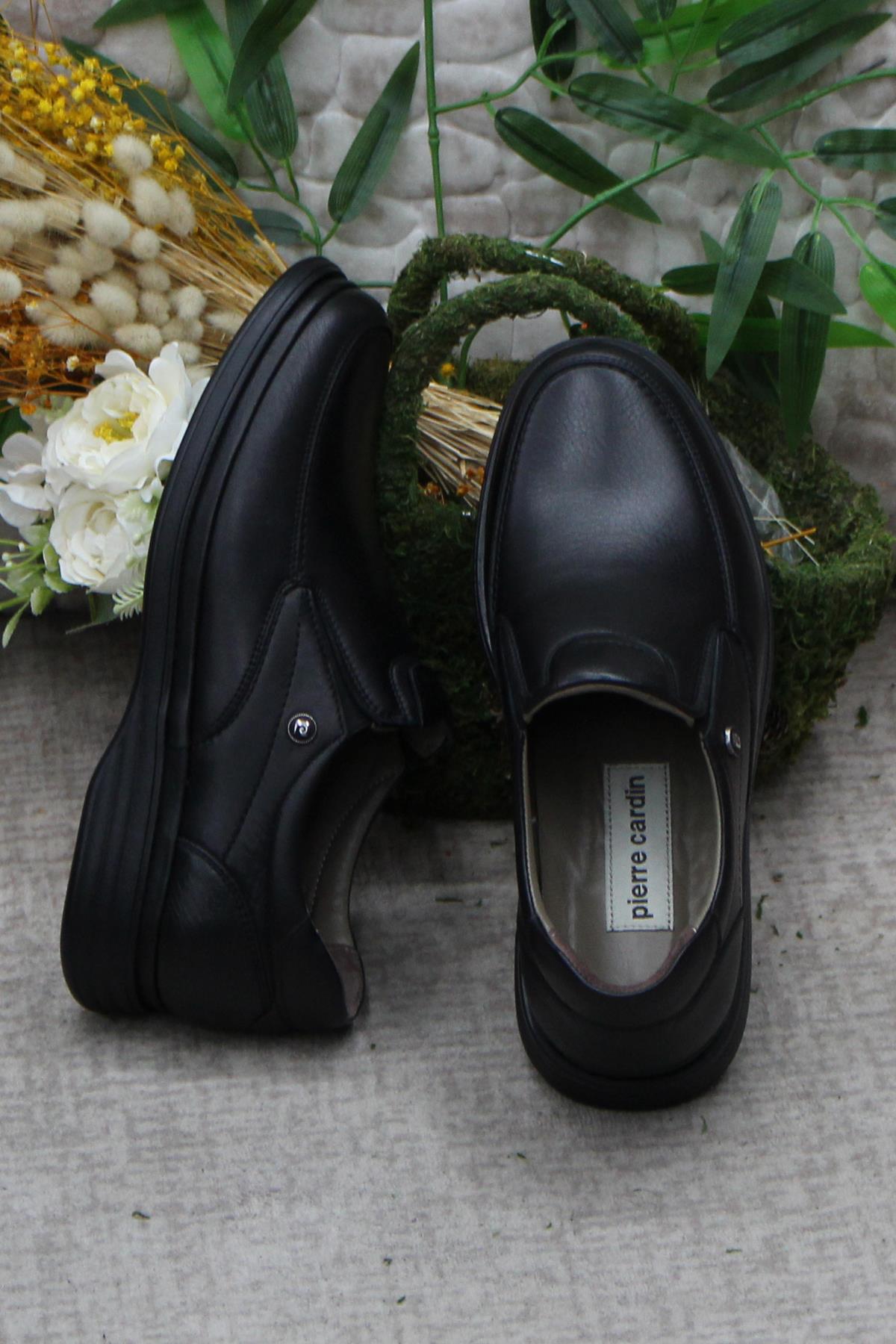 14602 Siyah Comfy Orijinal Ürün Hakiki Deri Erkek Ayakkabı - Görsel 7