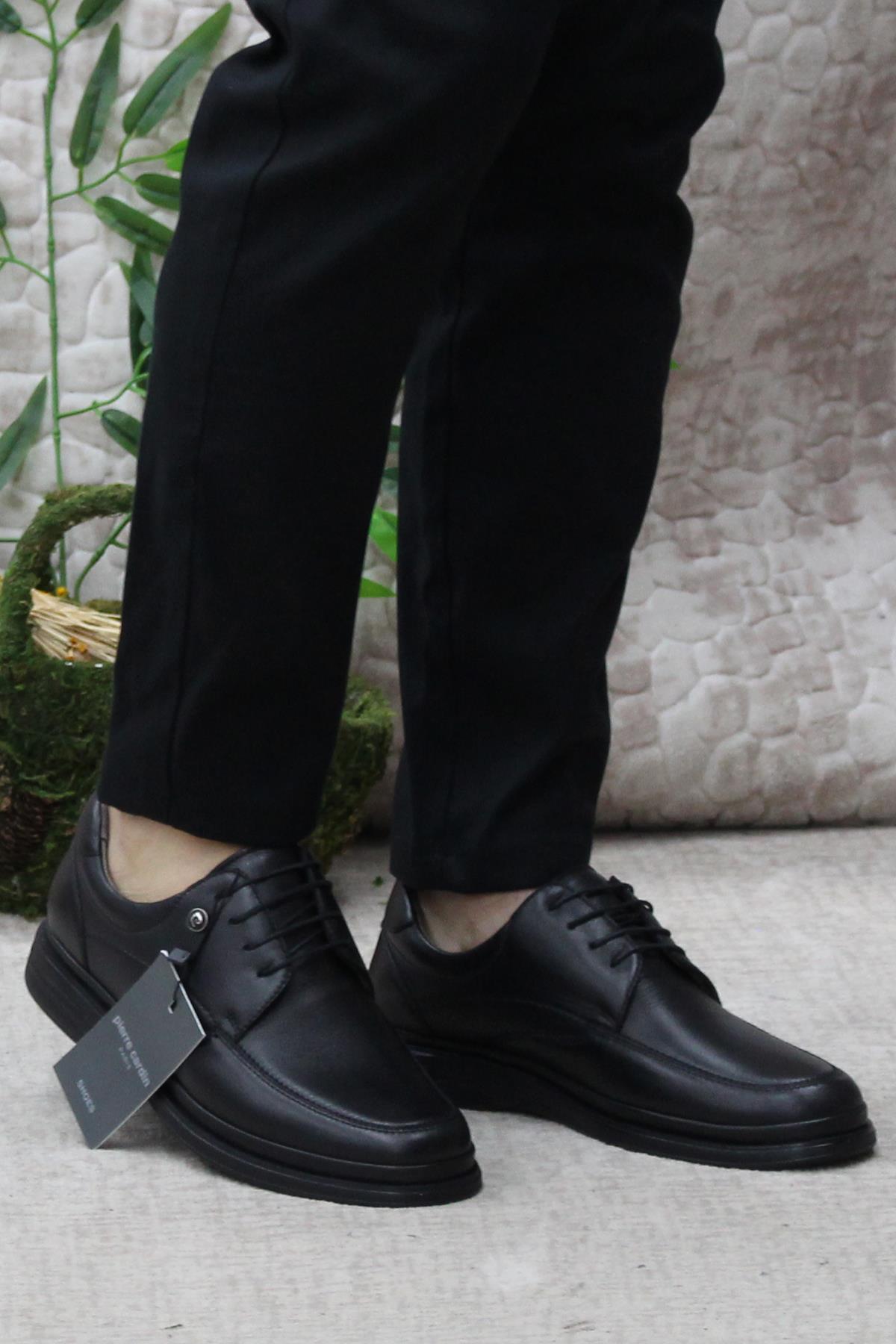 14601 Siyah Comfy Orijinal Ürün Hakiki Deri Erkek Ayakkabı - Görsel 3
