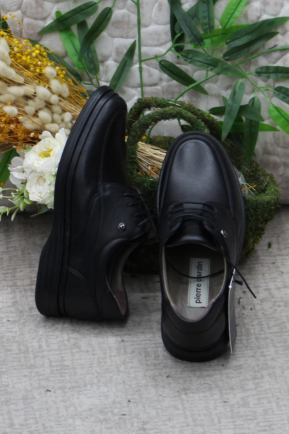 14601 Siyah Comfy Orijinal Ürün Hakiki Deri Erkek Ayakkabı - Görsel 7