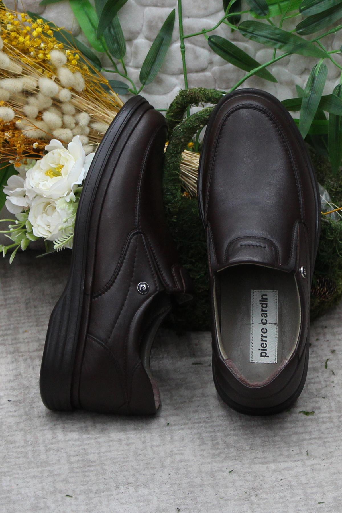 14602 Kahve Comfy Orijinal Ürün Hakiki Deri Erkek Ayakkabı - Görsel 7