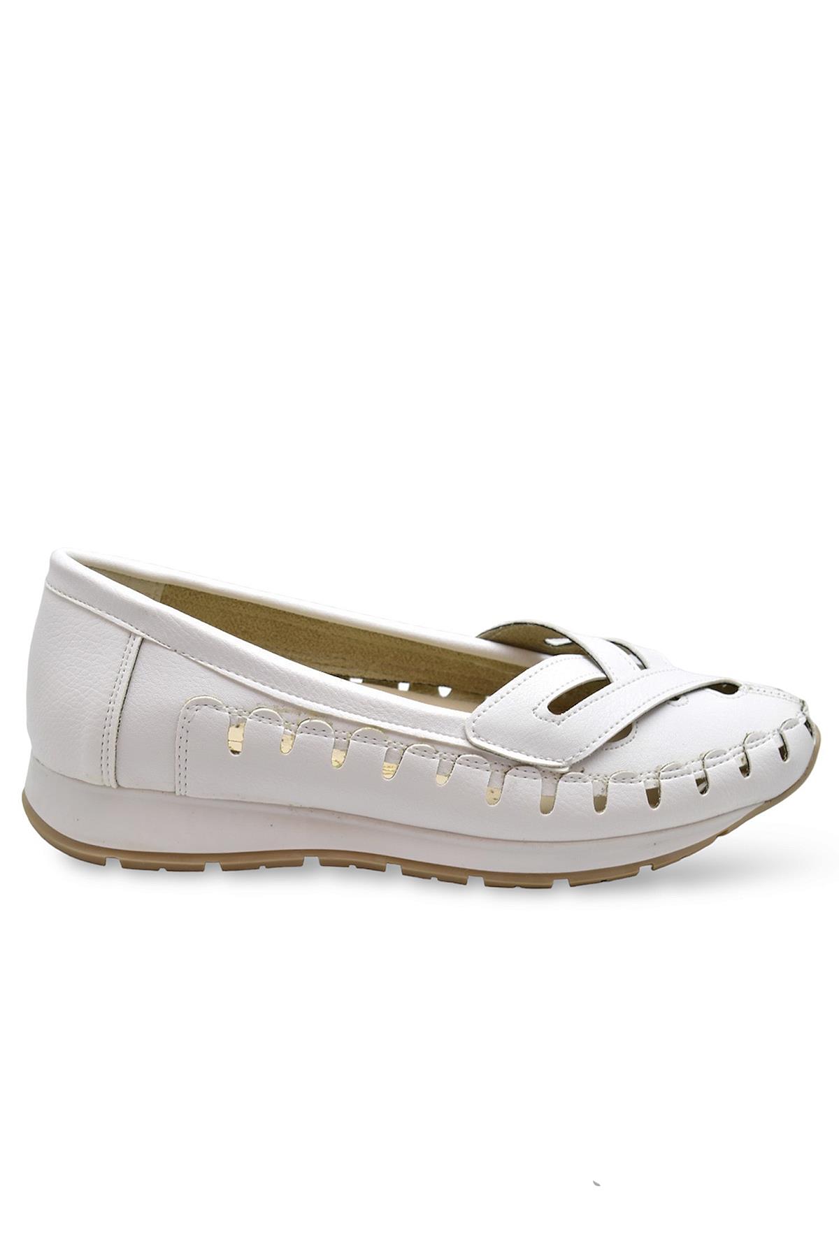 230B Rahat Ortopedik Taban Günlük Kadın Ayakkabı Babet Kadın Yazlık Ayakkabı - Görsel 5
