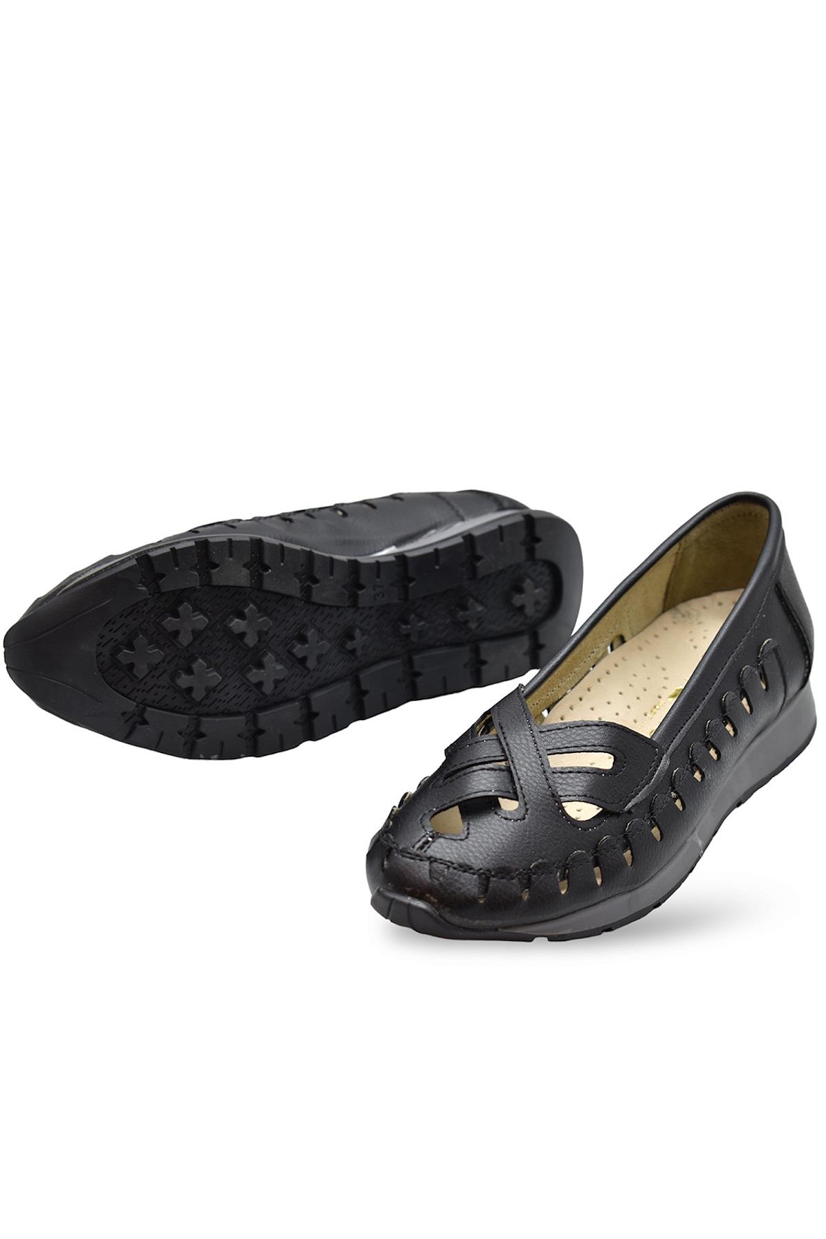 230B Rahat Ortopedik Taban Günlük Kadın Ayakkabı Babet Kadın Yazlık Ayakkabı - Görsel 4
