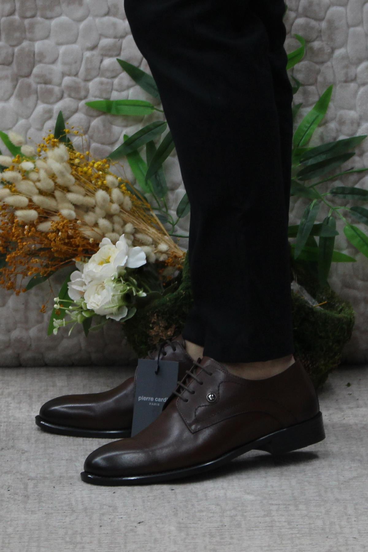 63585 Taba Hakiki Deri Erkek Klasik Erkek Ayakkabı - Görsel 4