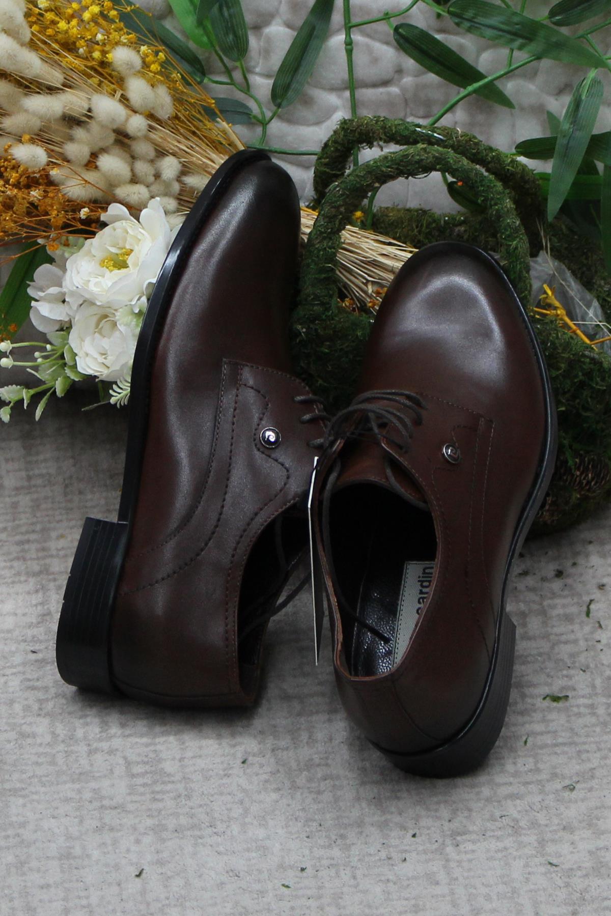 63585 Taba Hakiki Deri Erkek Klasik Erkek Ayakkabı - Görsel 7