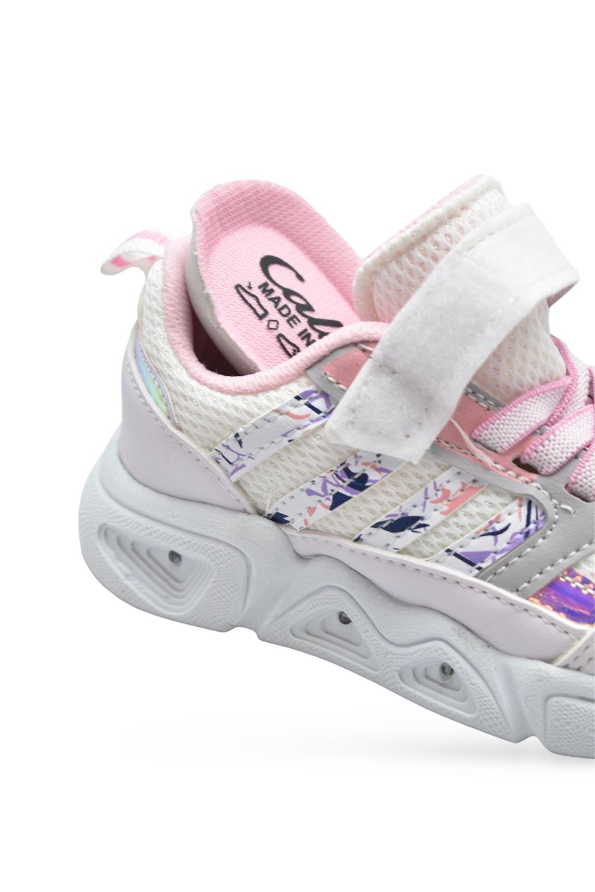 225SK TAM Ortopedik Taban Çocuk Spor Ayakkabı Işıklı Bebe Spor Ayakkabı - Görsel 3