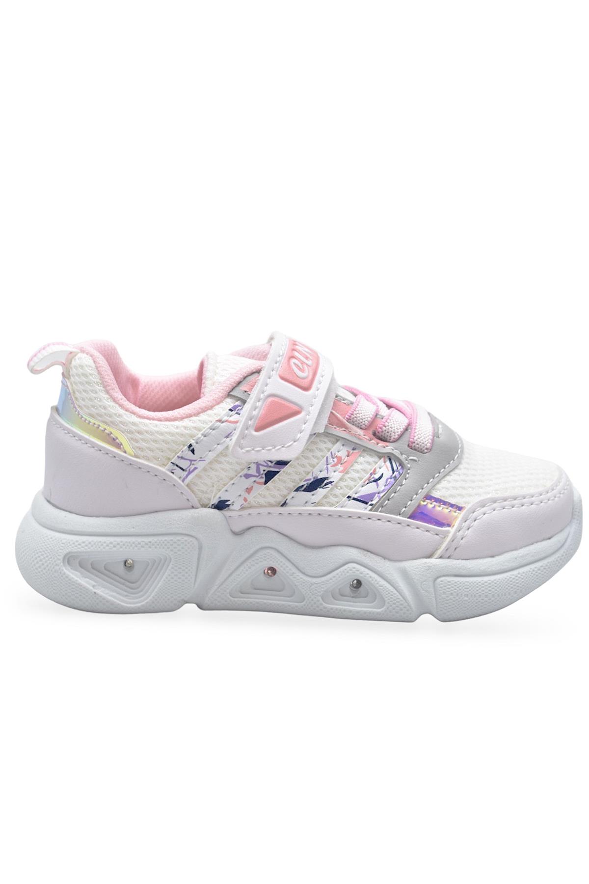 225SK TAM Ortopedik Taban Çocuk Spor Ayakkabı Işıklı Bebe Spor Ayakkabı - Görsel 5