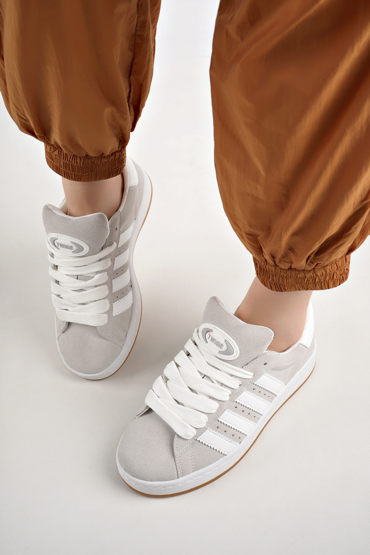 Spor Sneaker Ayakkabı Buz - Görsel 5