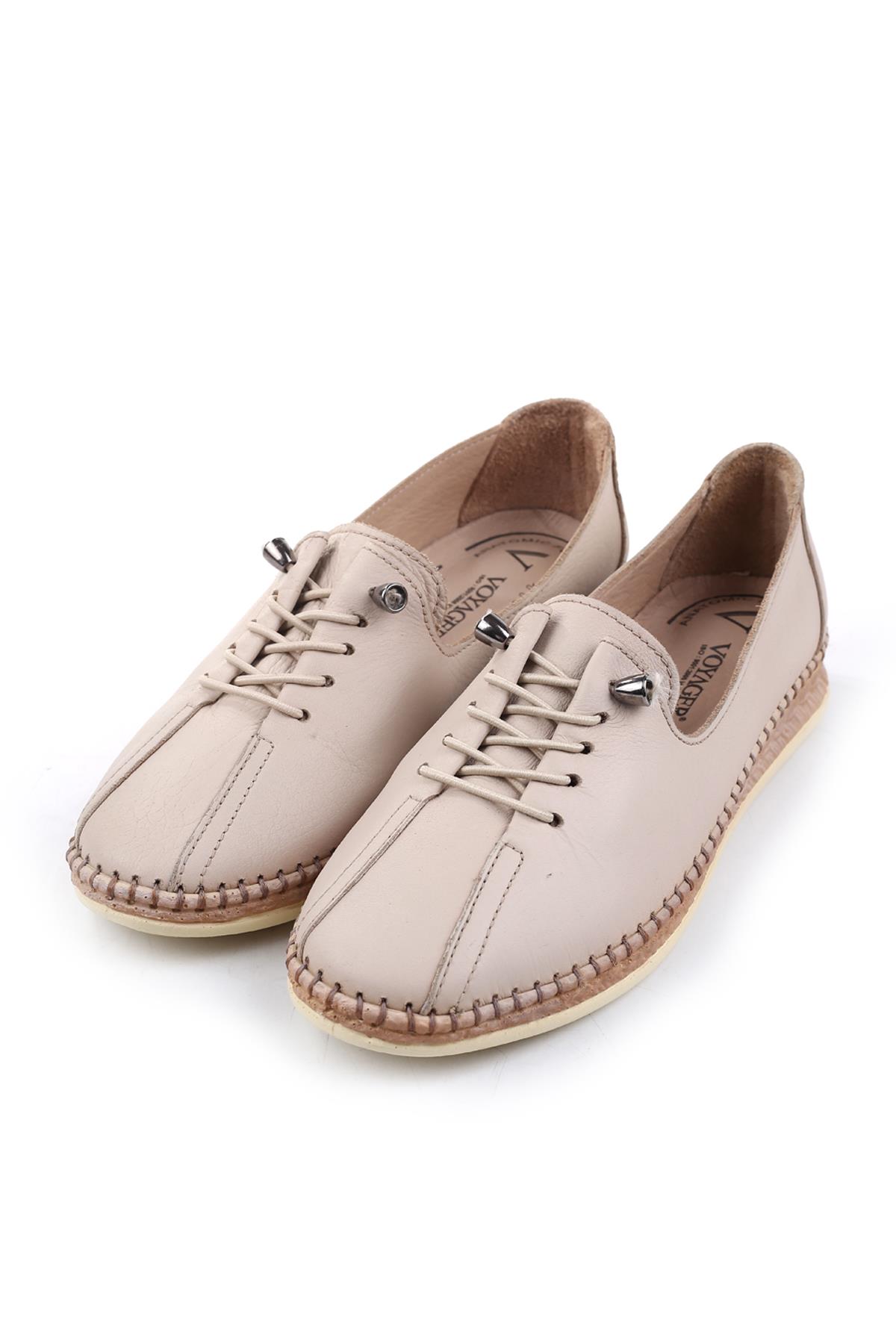 8786 Kadın Günlük Hakiki Deri Ortopedik Ayakkabı - Görsel 4