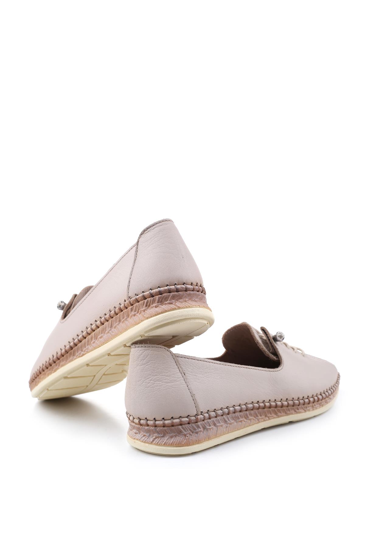 8786 Kadın Günlük Hakiki Deri Ortopedik Ayakkabı - Görsel 5