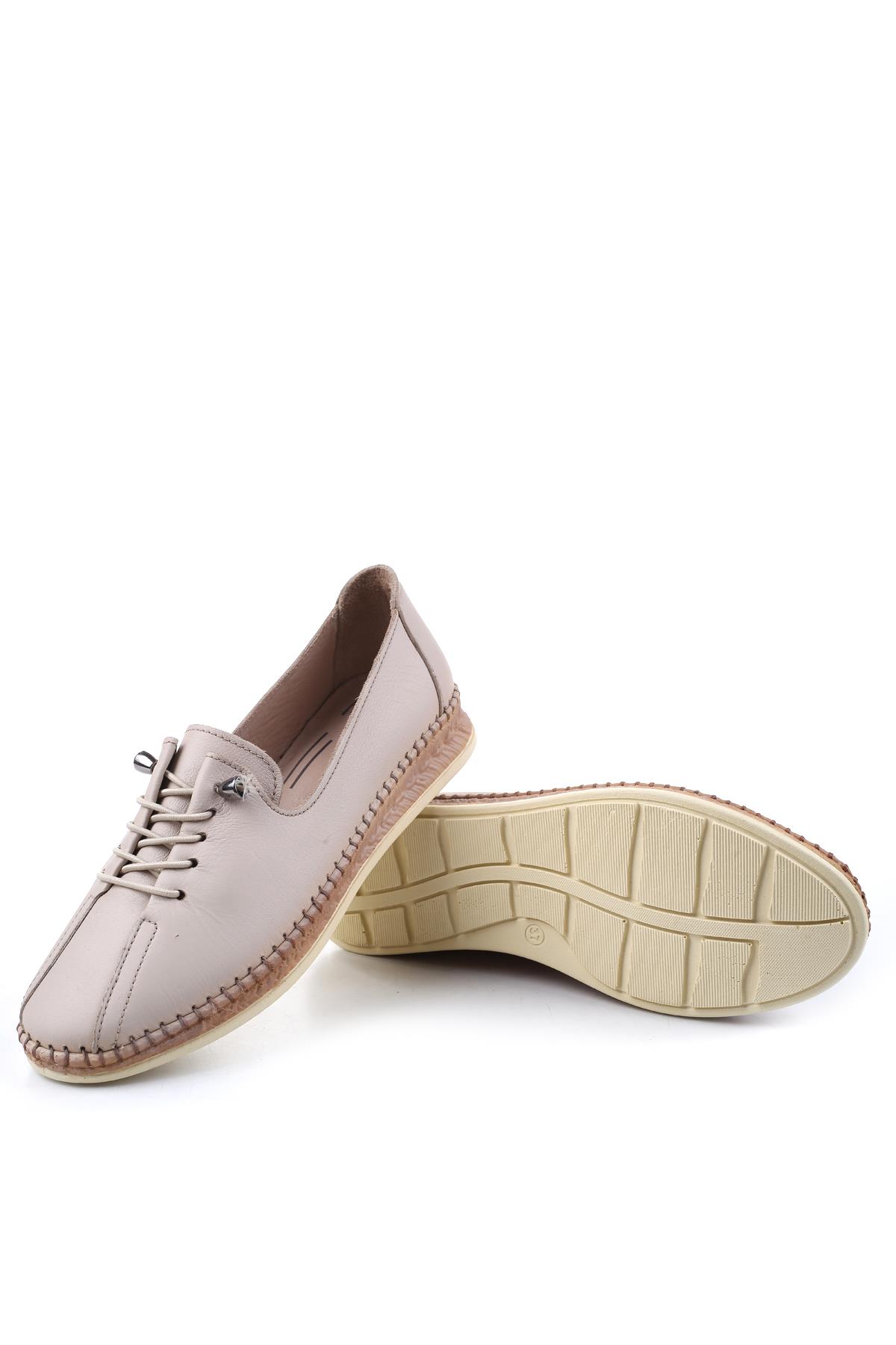 8786 Kadın Günlük Hakiki Deri Ortopedik Ayakkabı - Görsel 6