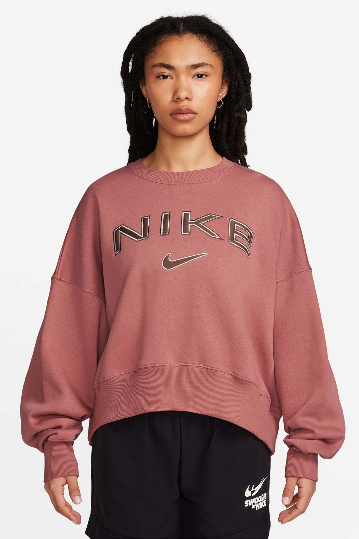 Nike swoosh sweatshirt best sale