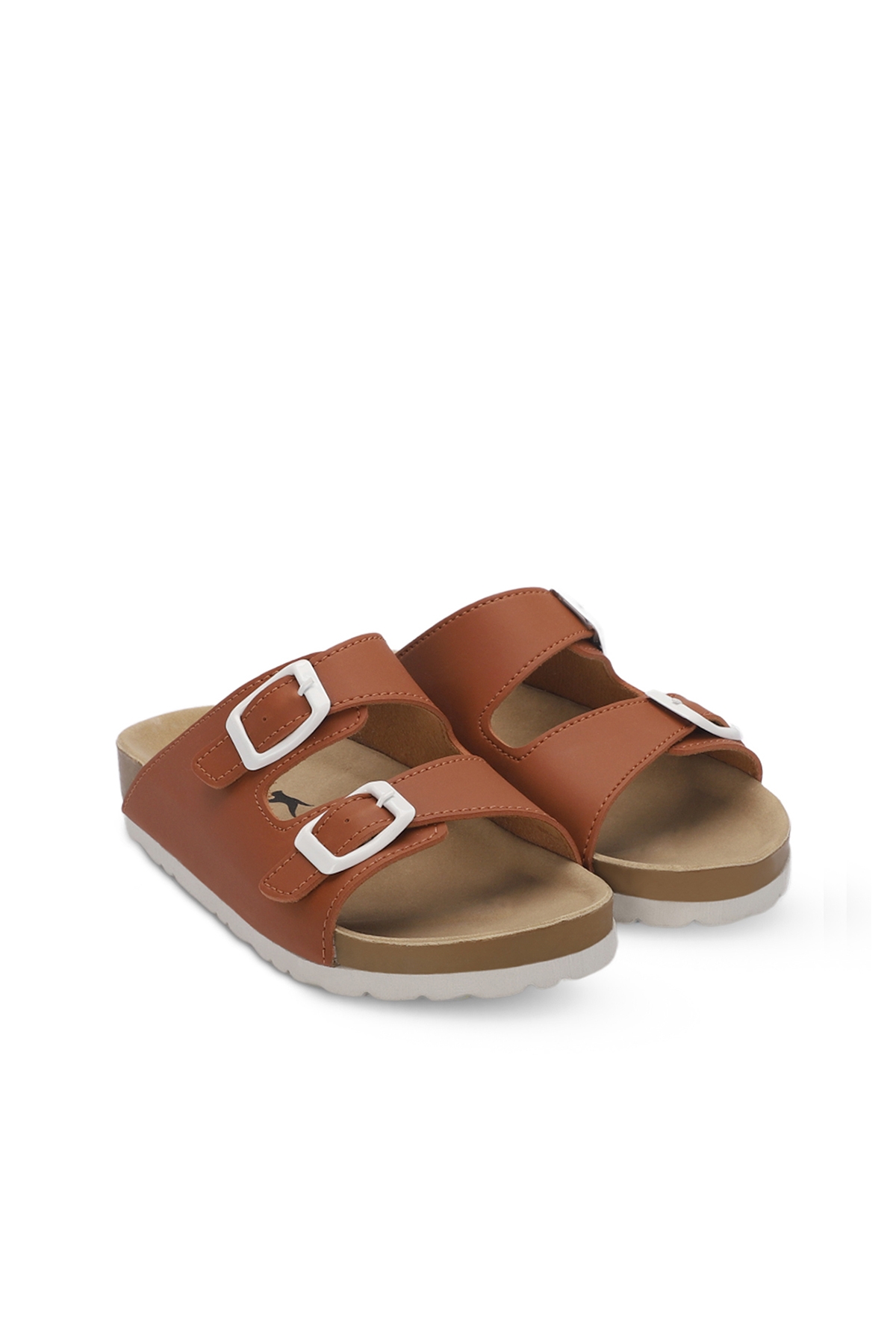 KREKA Unisex Çocuk Terlik Taba - Görsel 3