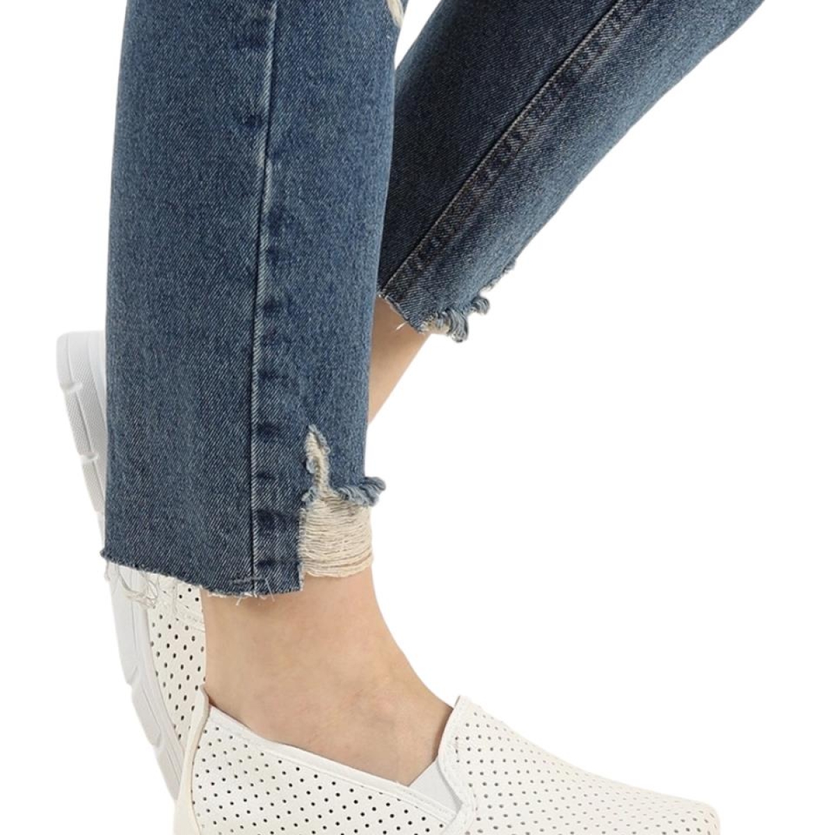 Kadın Babet Rahat Hafif Ayakkabı BEYAZ - Görsel 8