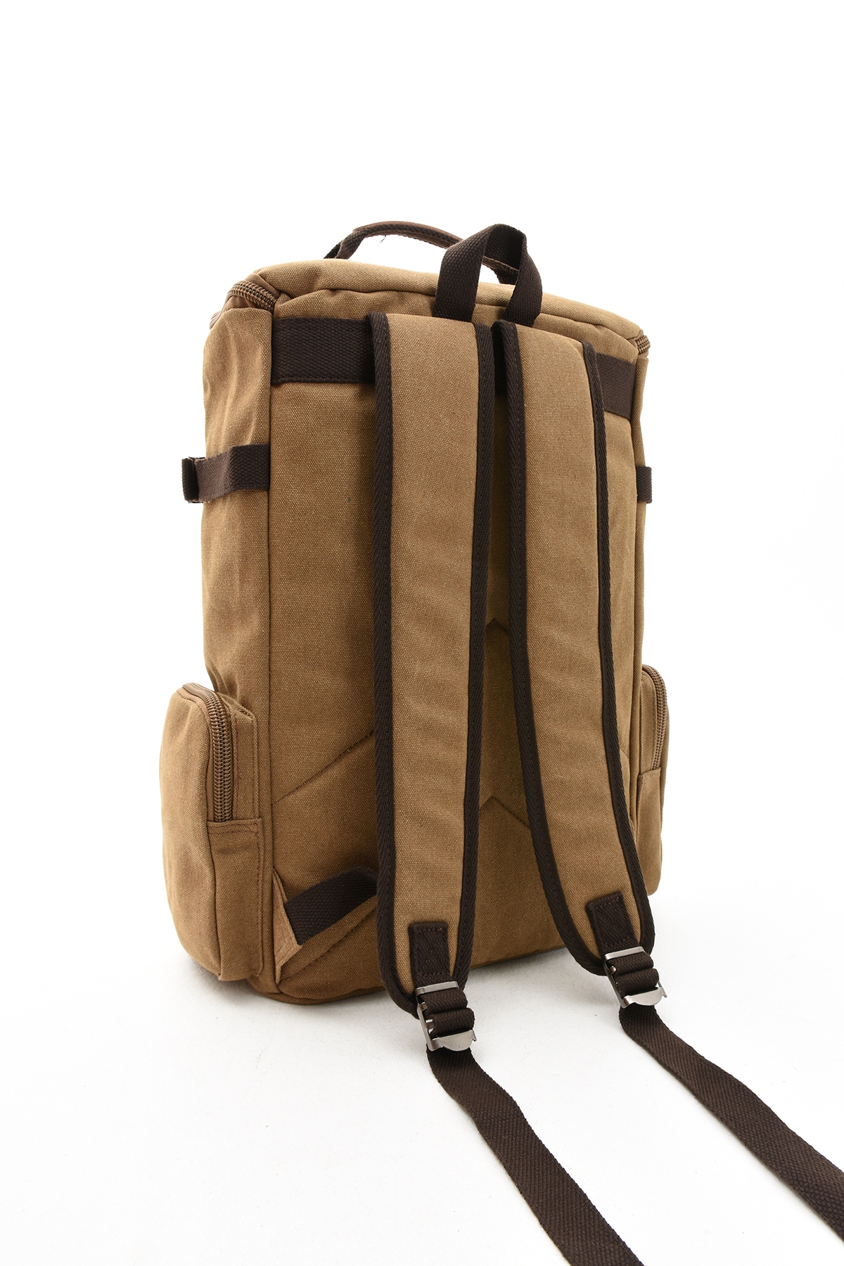 eba-8831 kanvas sırt çantası laptop bölmeli kamp seyahat Dağcı