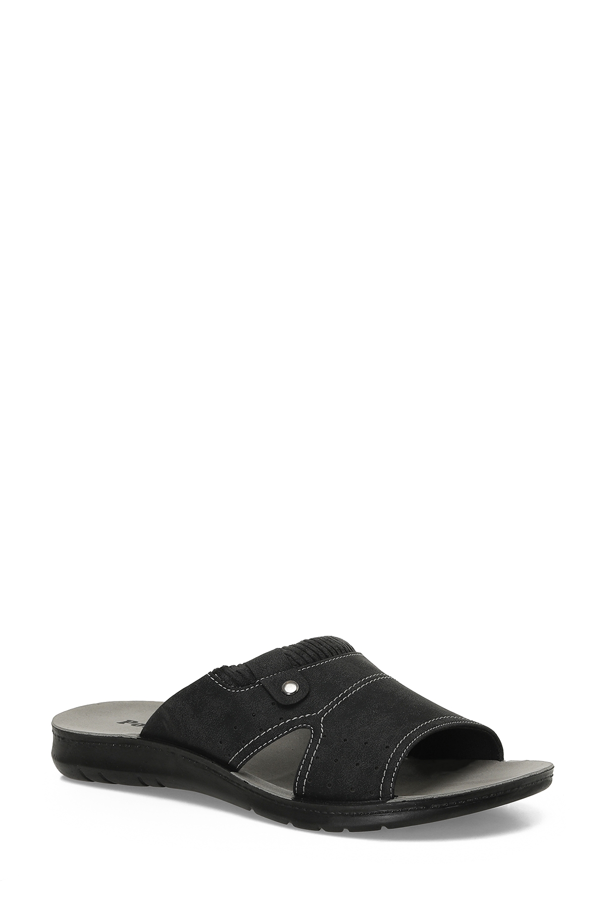 Polaris 608004.M4PR Siyah Erkek Terlik - Görsel 3