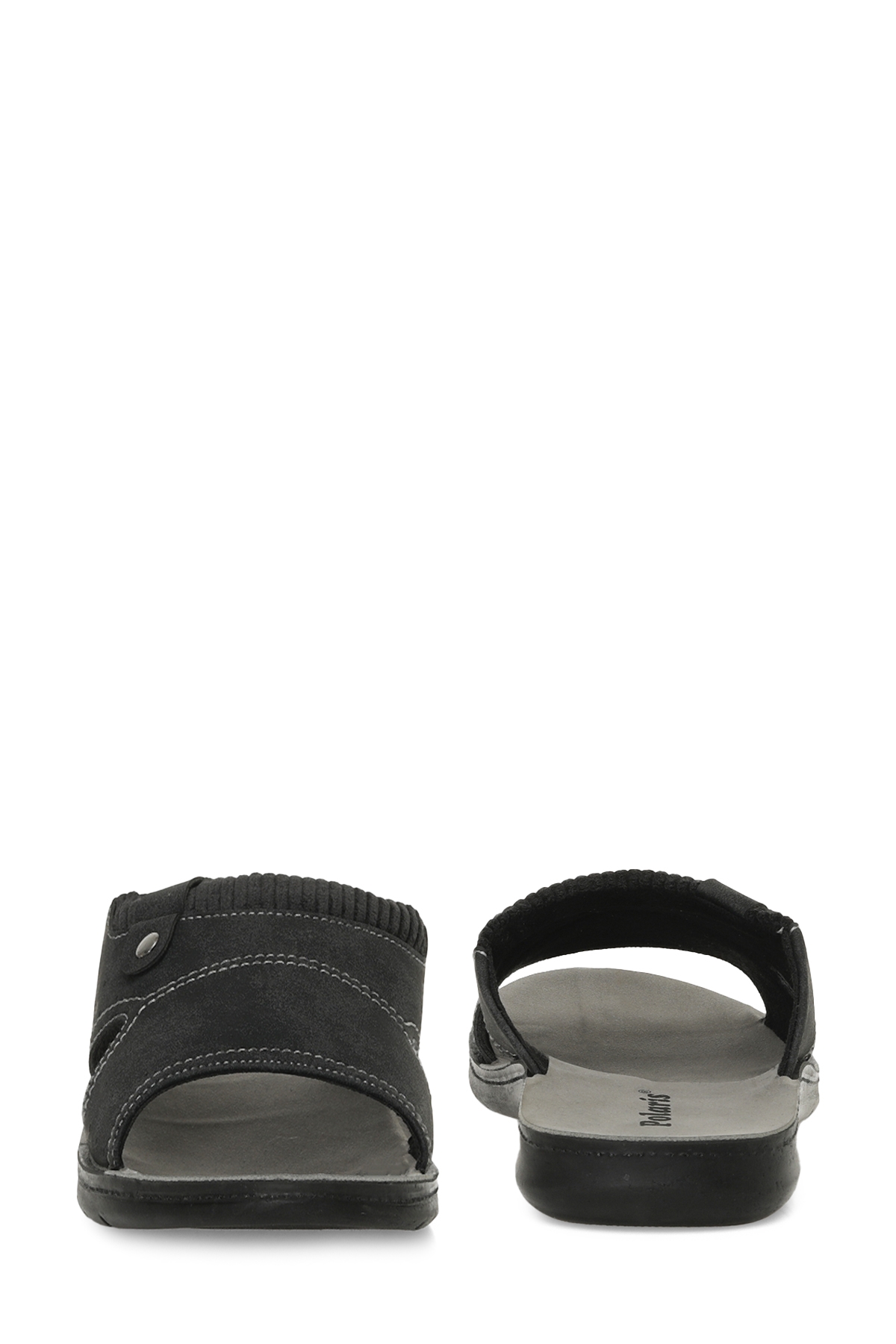 Polaris 608004.M4PR Siyah Erkek Terlik - Görsel 6