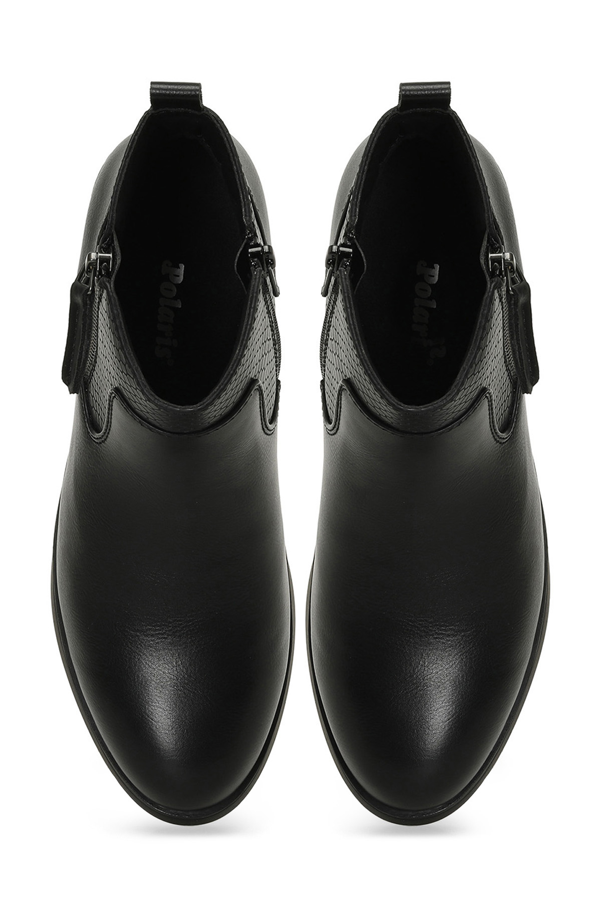 Polaris 166609.Z4PR Siyah Kadın Dolgu Topuk Bot - Görsel 5