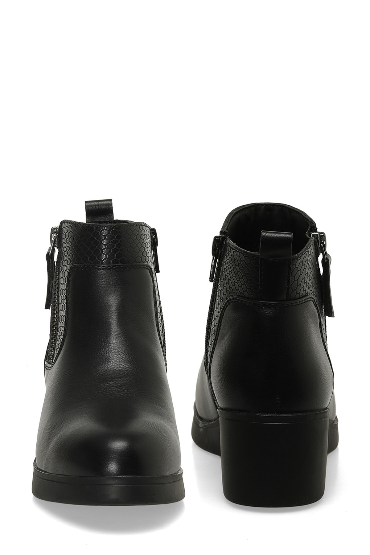 Polaris 166609.Z4PR Siyah Kadın Dolgu Topuk Bot - Görsel 6