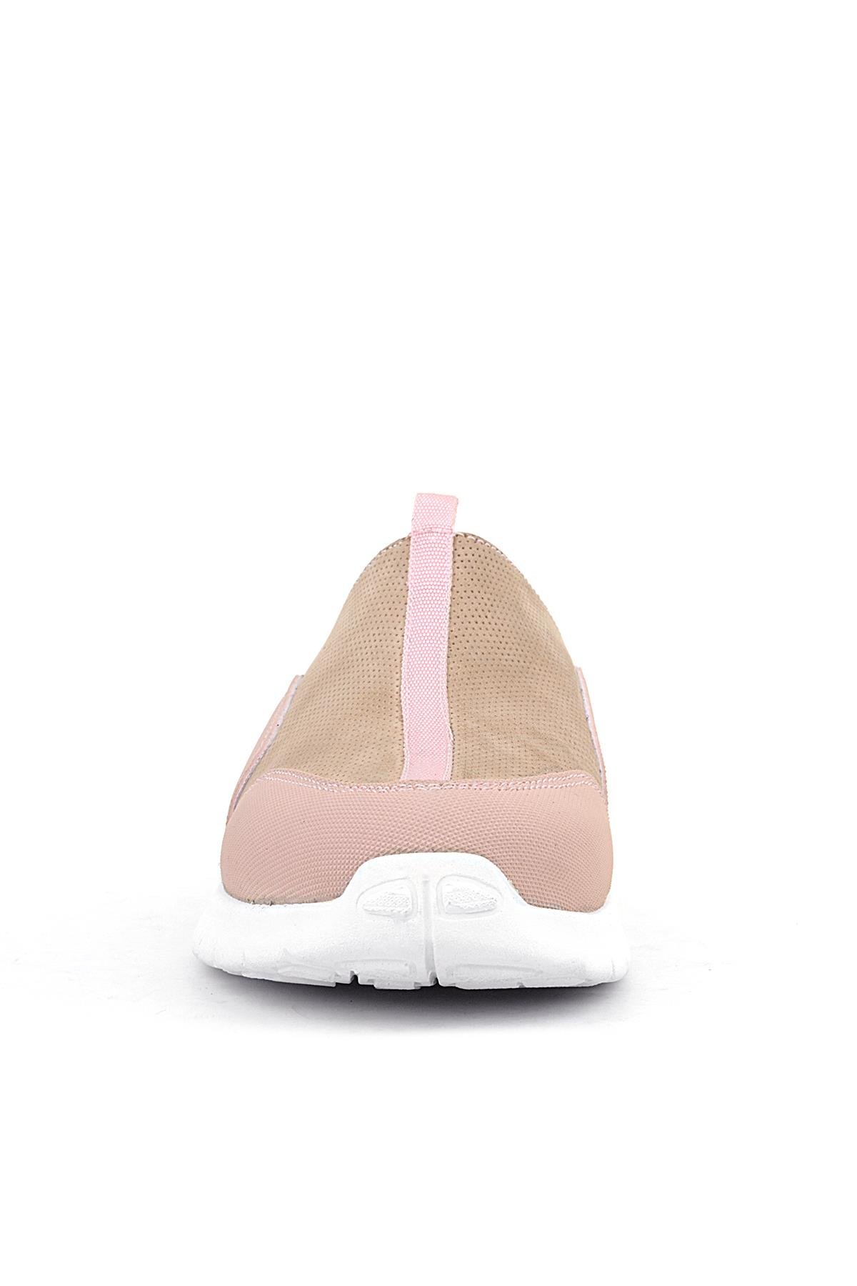 Medikal Hakiki Deri Pudra Comfort Spor Terlik - Görsel 4