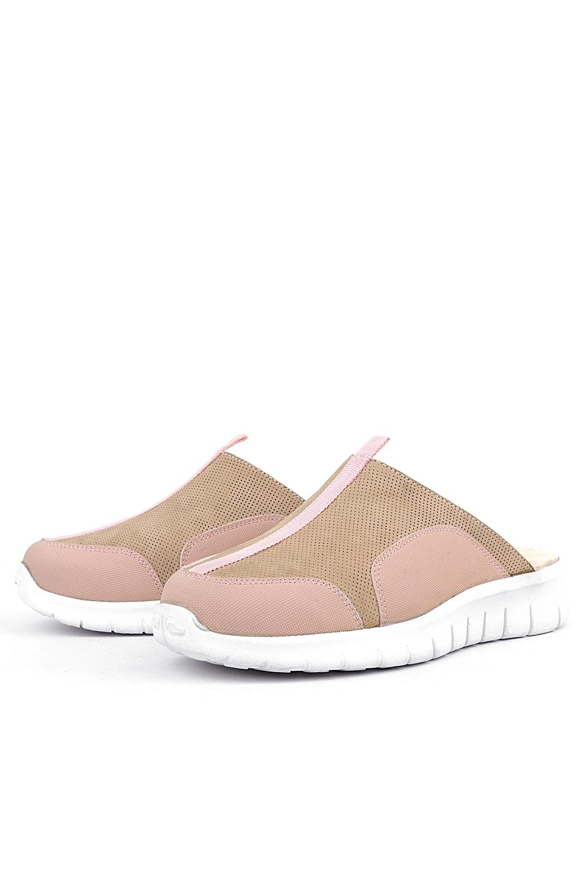 Medikal Hakiki Deri Pudra Comfort Spor Terlik - Görsel 5