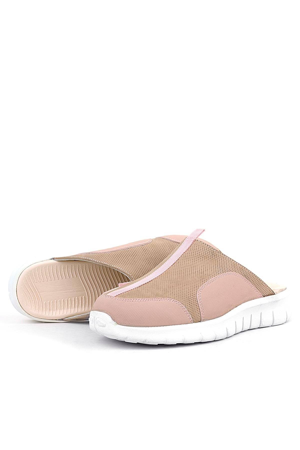 Medikal Hakiki Deri Pudra Comfort Spor Terlik - Görsel 6