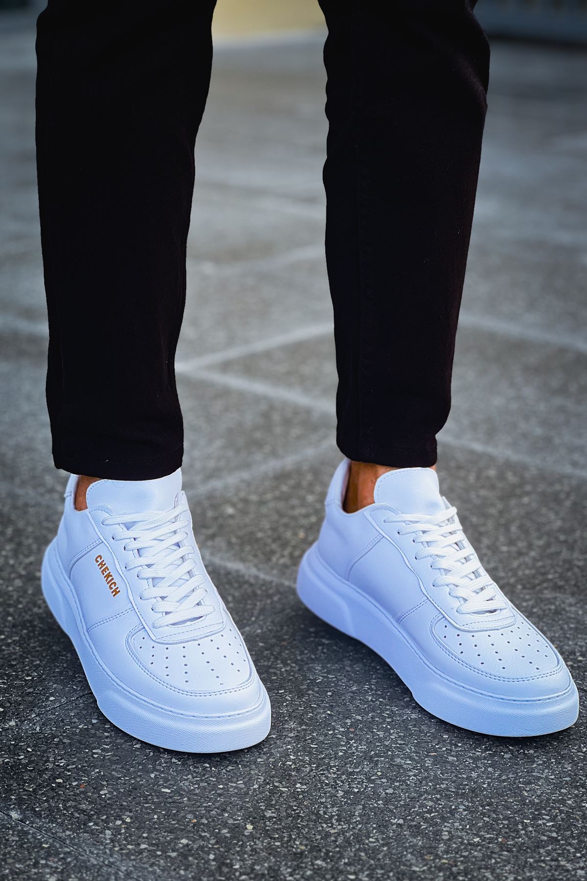 CH087 CBT Kenton Erkek Ayakkabı BEYAZ / BEYAZ - Görsel 3