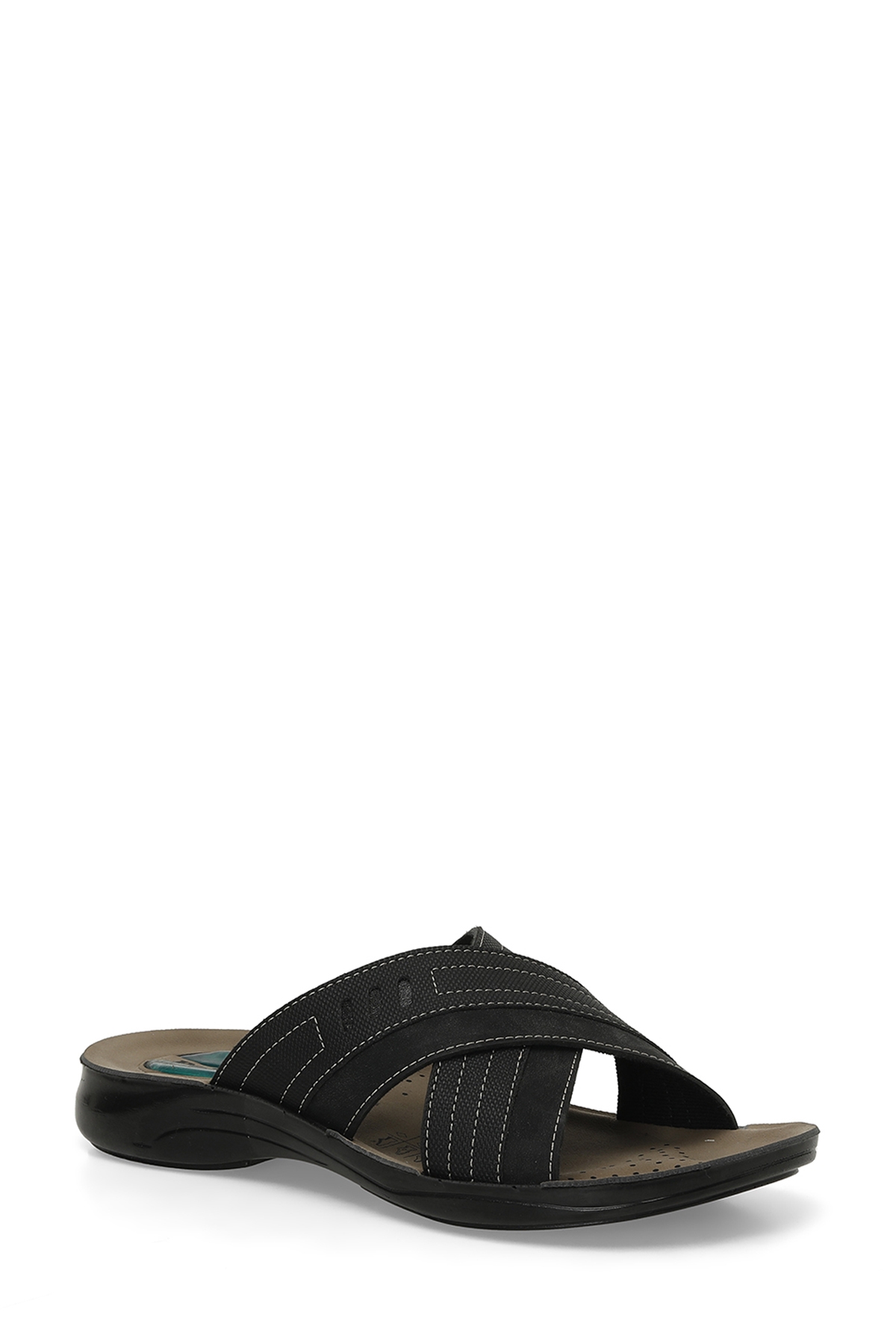 608011.M4PR Siyah Erkek Terlik - Görsel 3