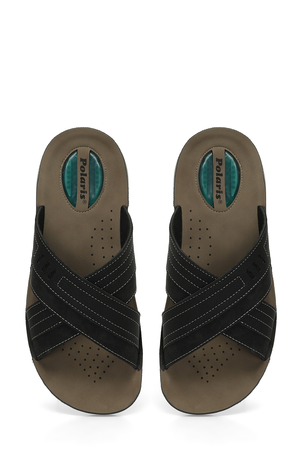 608011.M4PR Siyah Erkek Terlik - Görsel 5