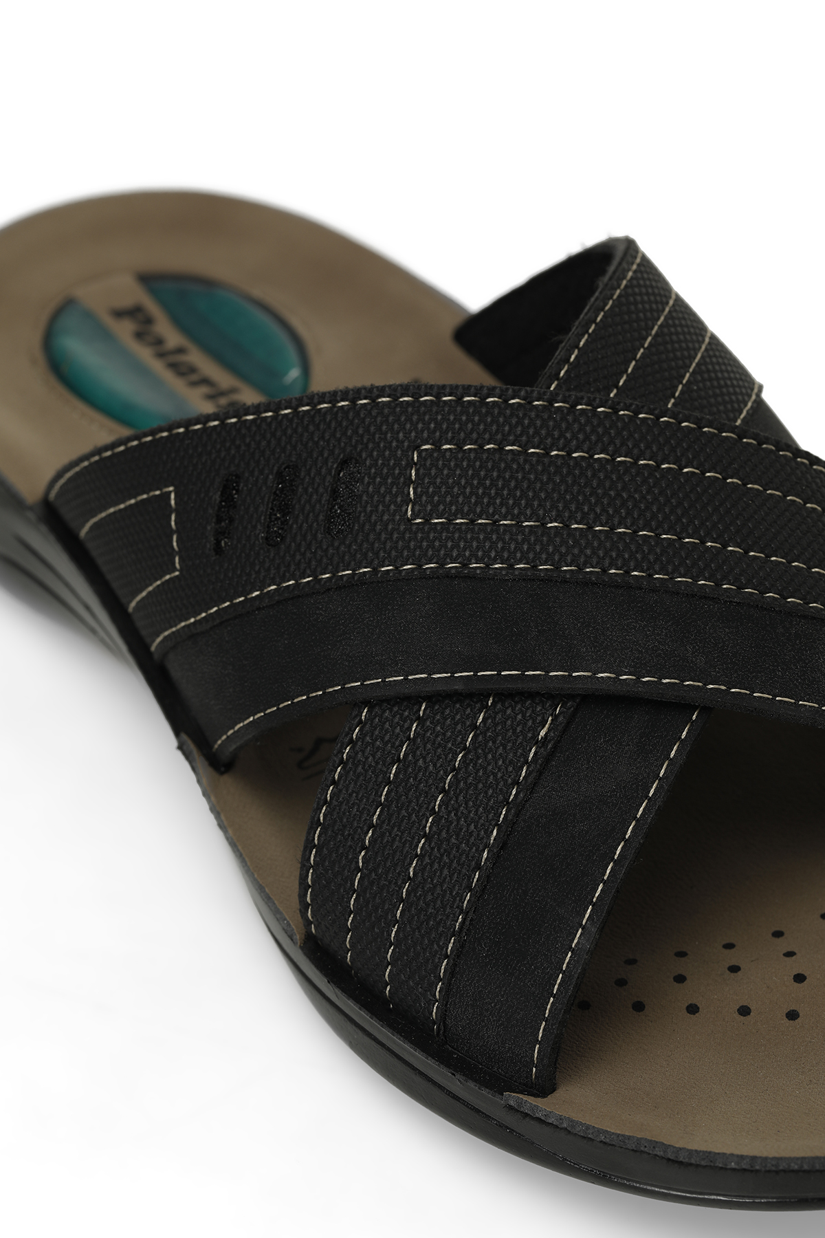 608011.M4PR Siyah Erkek Terlik - Görsel 8