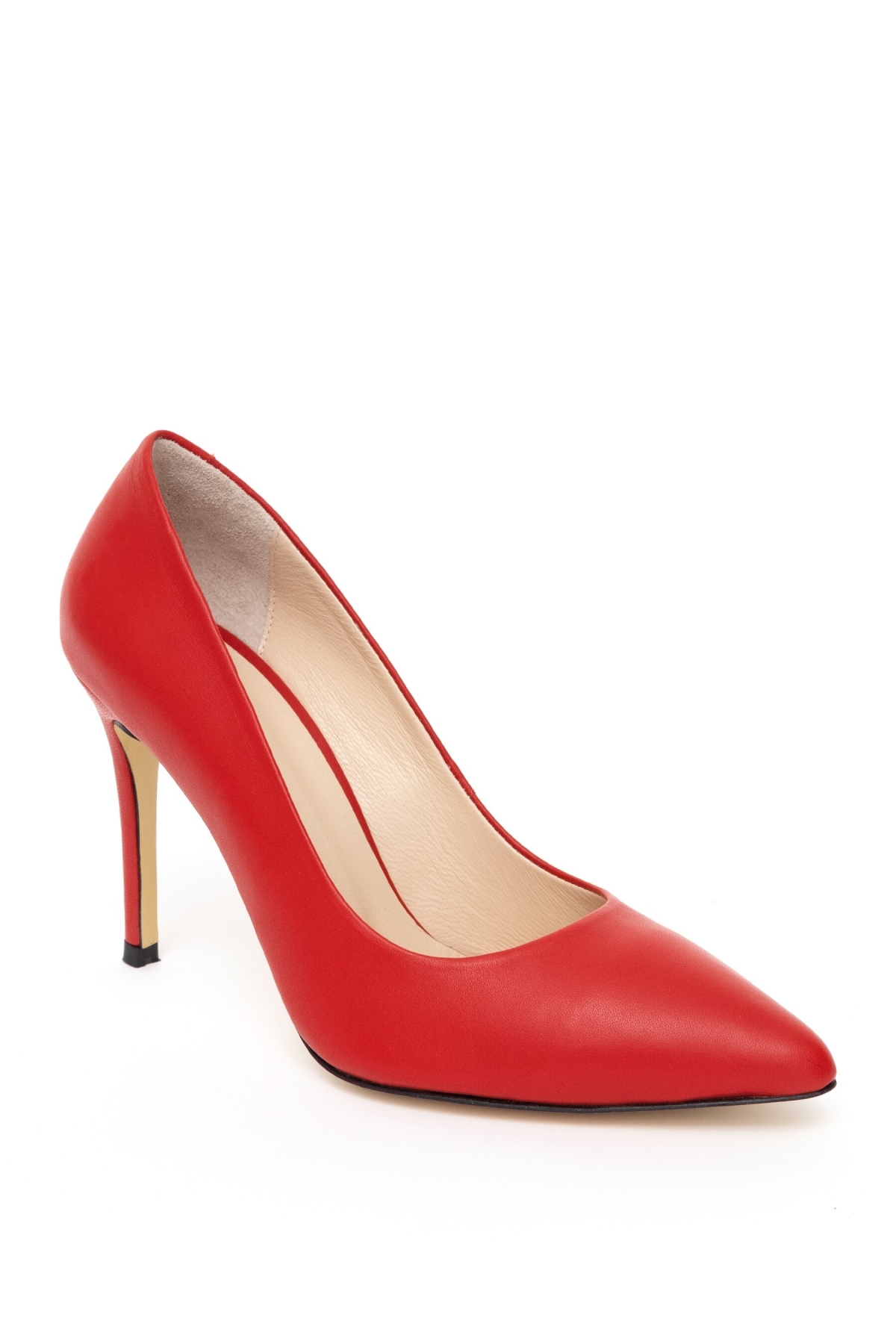 Nish Exclusive 4292 Kadın Hakiki Deri Klasik Stiletto - Görsel 3