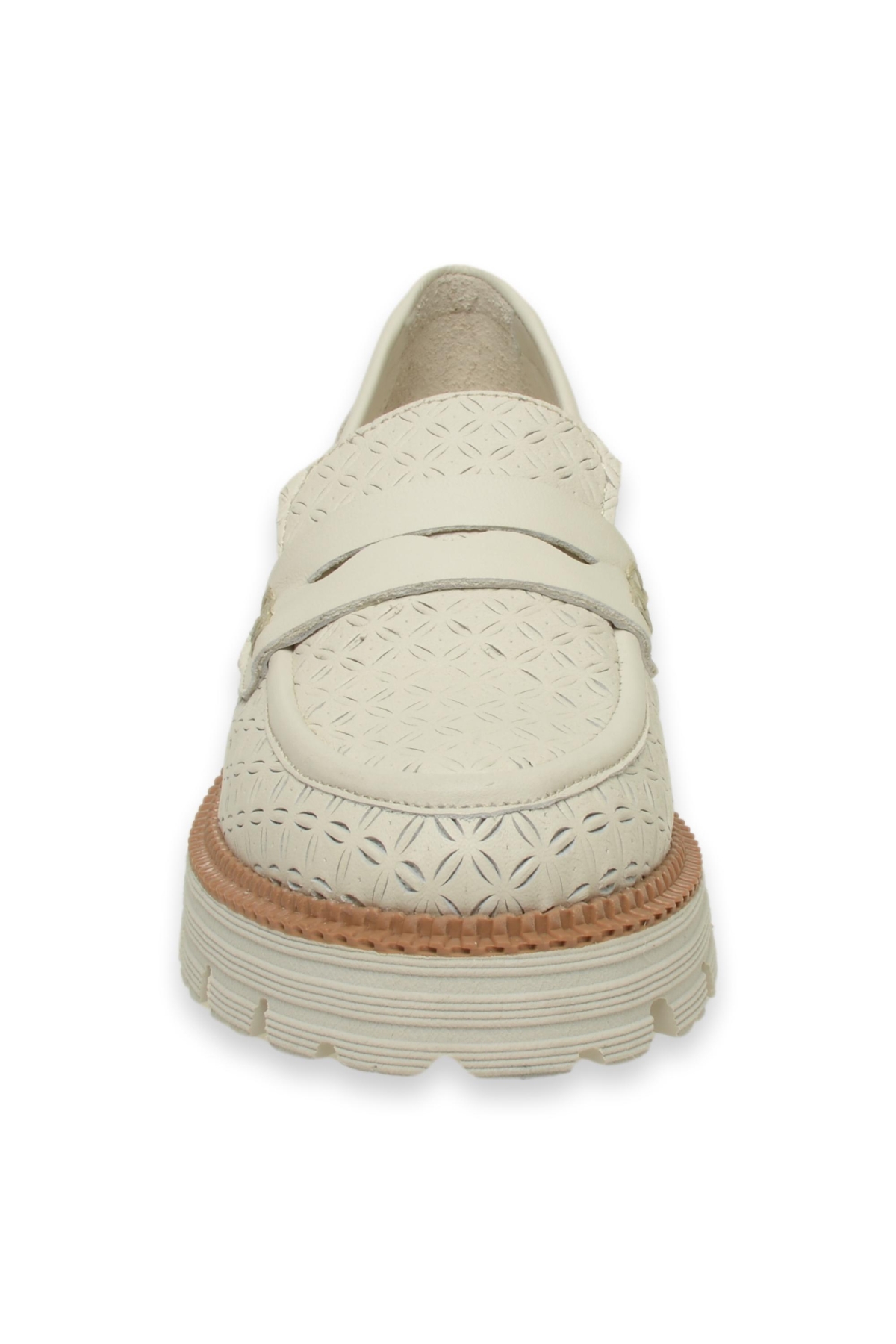 D24Ya-3190Z Günlük Kırık Beyaz Kadın Ayakkabı - Görsel 4