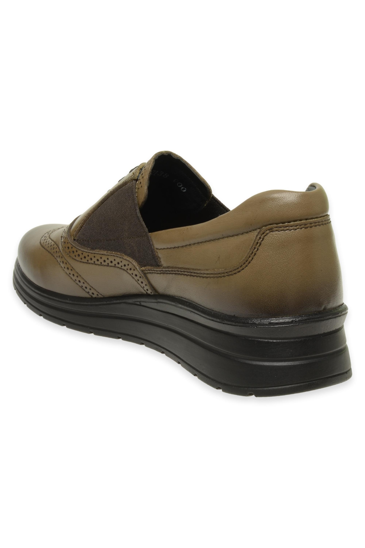 Carla 21321 Günlük Deri Haki Kadın Ayakkabı - Görsel 5