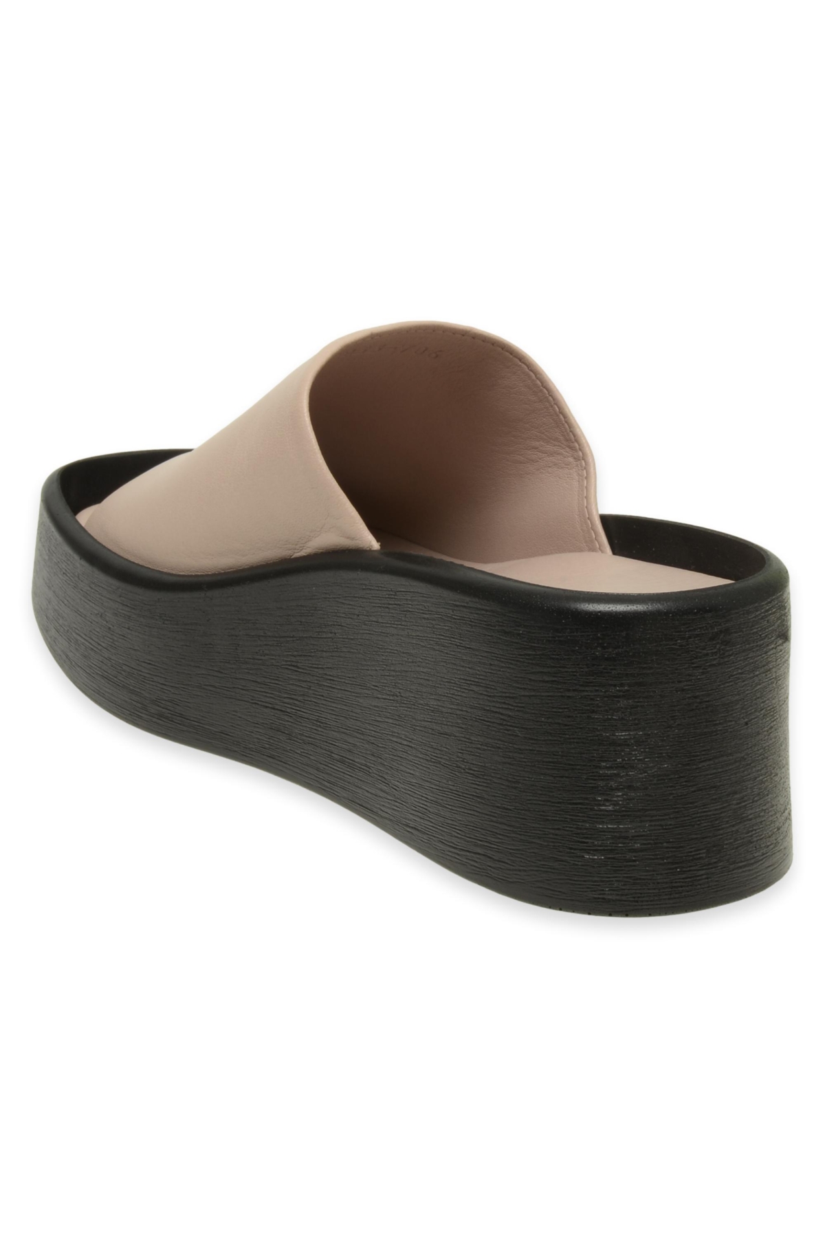 D24Yt-2315Z Dolgu Topuk Günlük Krem Kadın Terlik - Görsel 5