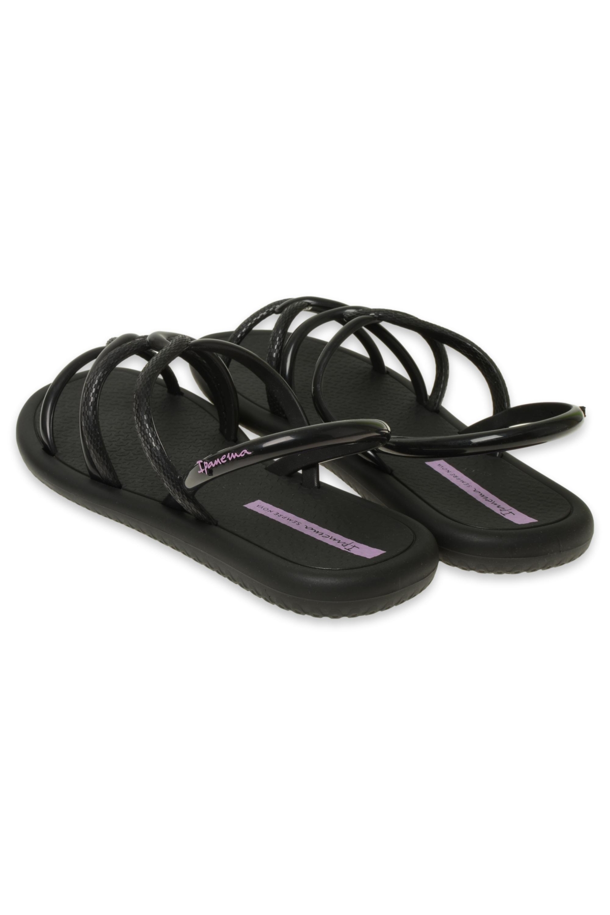 27135Z Meu Sol Siyah-Lila Kadın Sandalet - Görsel 5