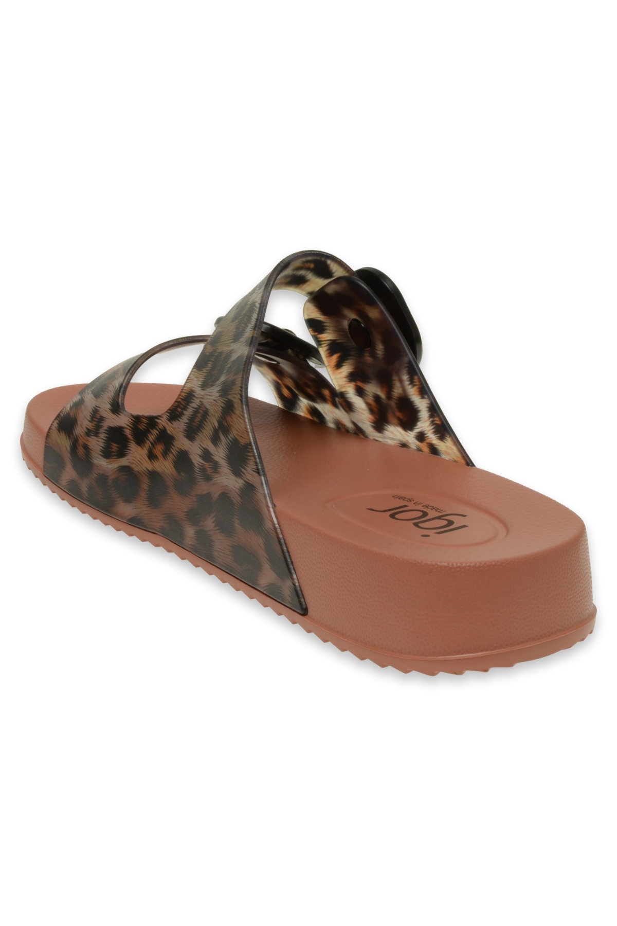 S10336Z Habana Brillo Leo Kahverengi Kadın Terlik - Görsel 5