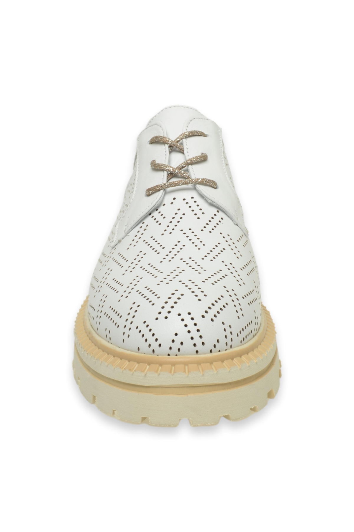 D24Ya-810Z Günlük Beyaz Kadın Ayakkabı - Görsel 4
