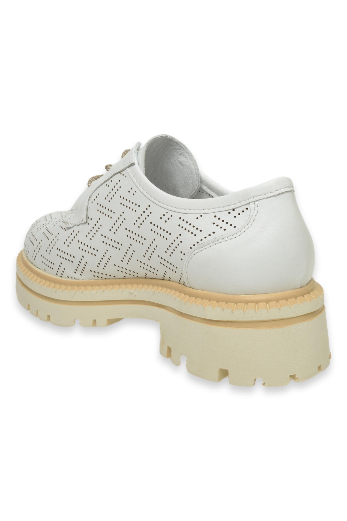 D24Ya-810Z Günlük Beyaz Kadın Ayakkabı - Görsel 5