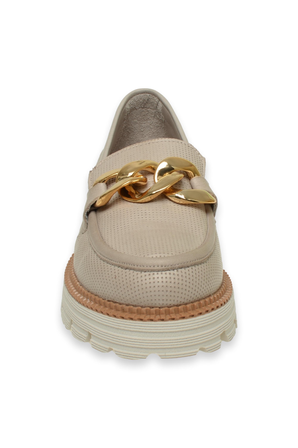 D24Ya-3855Z Günlük Krem Kadın Ayakkabı - Görsel 4