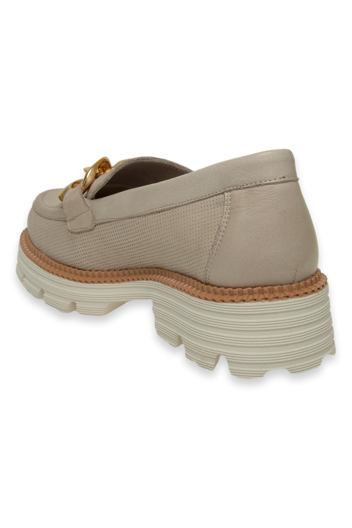 D24Ya-3855Z Günlük Krem Kadın Ayakkabı - Görsel 5