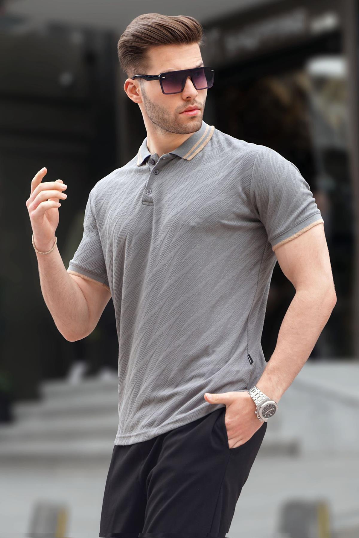 Füme Polo Yaka Regular Fit Erkek T-shirt 6110 Fiyatları