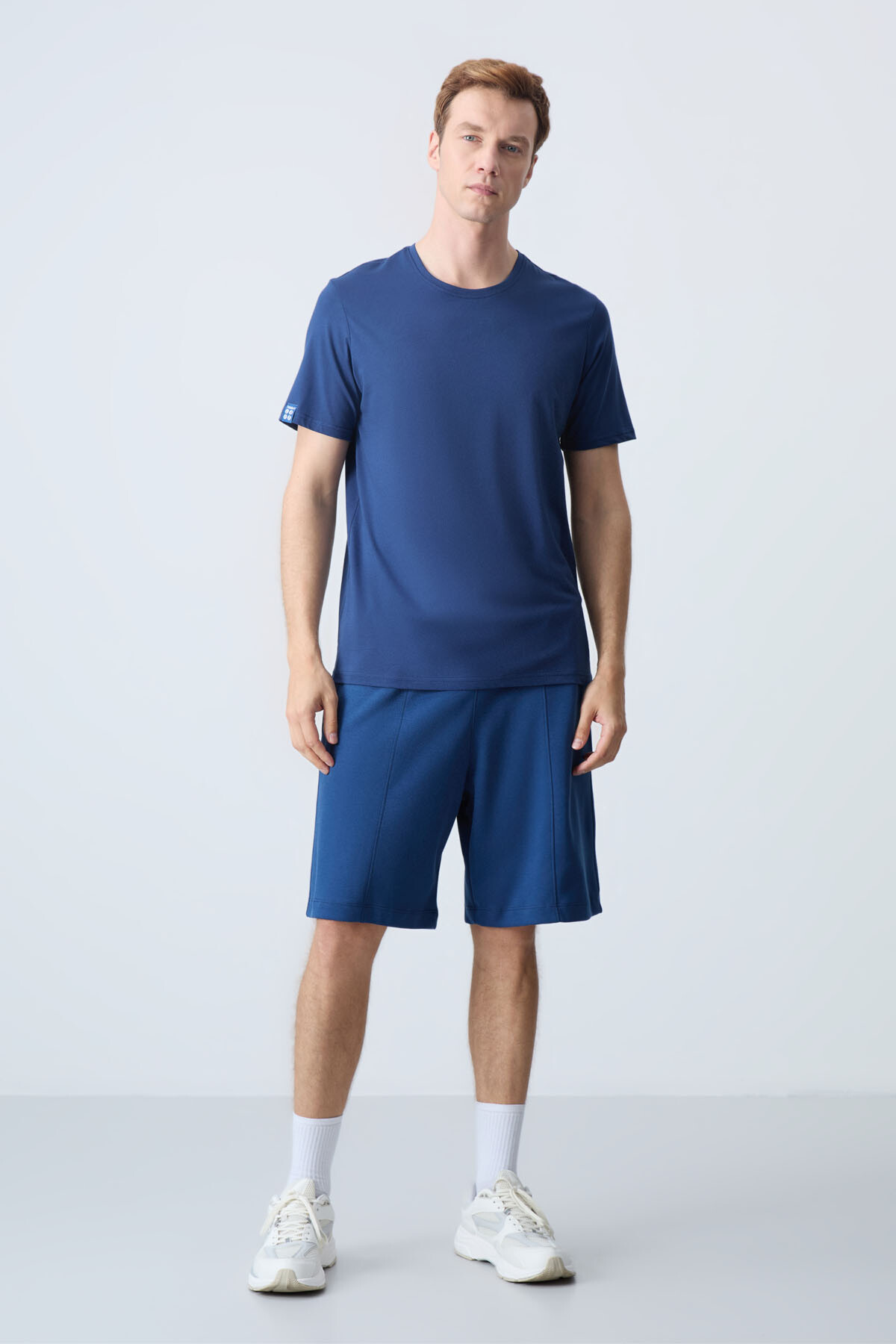 TOMMYLIFE Parlament Pamuklu Kalın Yumuşak Dokulu Standart Fit Basic Erkek Şort - 81277 — 4