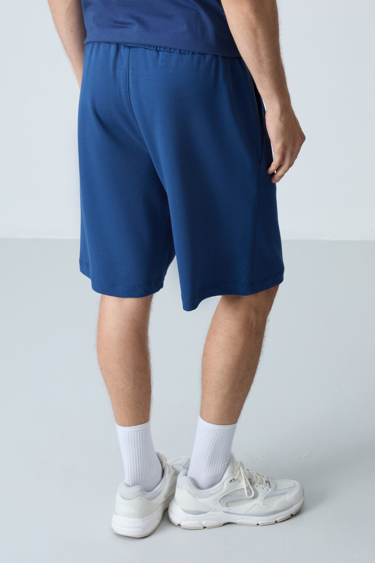 TOMMYLIFE Parlament Pamuklu Kalın Yumuşak Dokulu Standart Fit Basic Erkek Şort - 81277 — 6