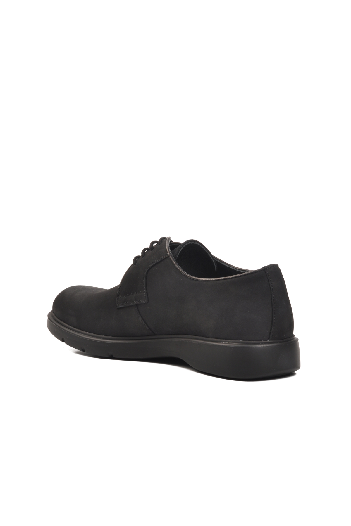 33277 Siyah Nubuk Hakiki Deri Erkek Günlük Ayakkabı - Görsel 5