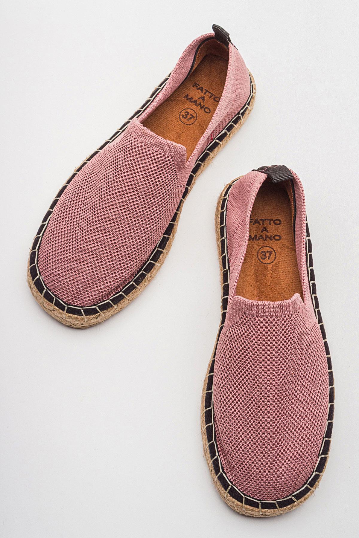 Kadın Zenne Espadril GÜL KURUSU - Görsel 6