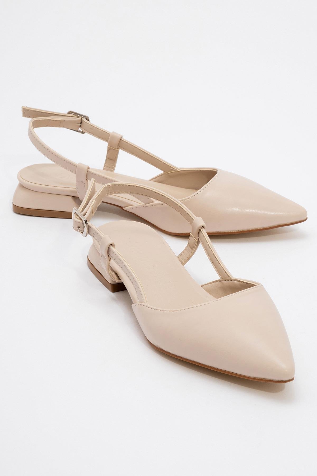 Kadın Düz Sandalet TEN CİLT - Görsel 2