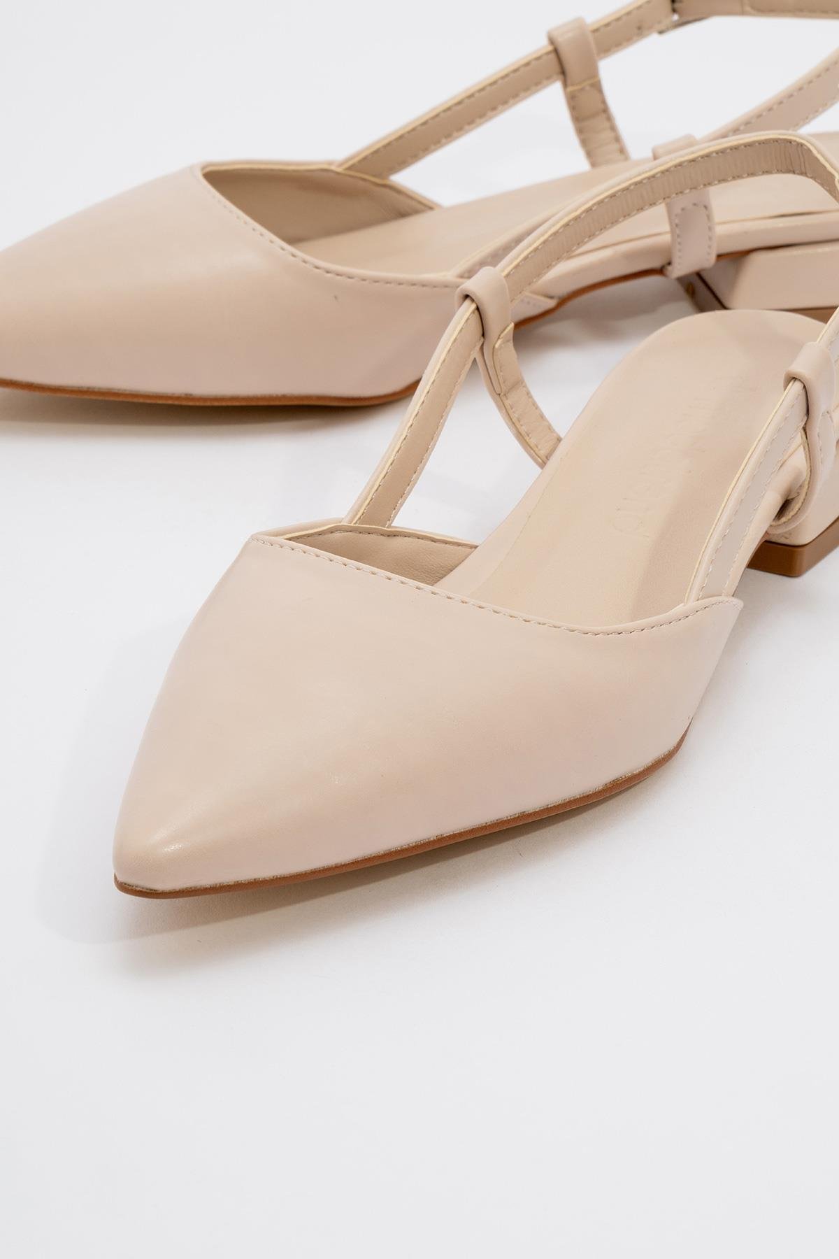 Kadın Düz Sandalet TEN CİLT - Görsel 4