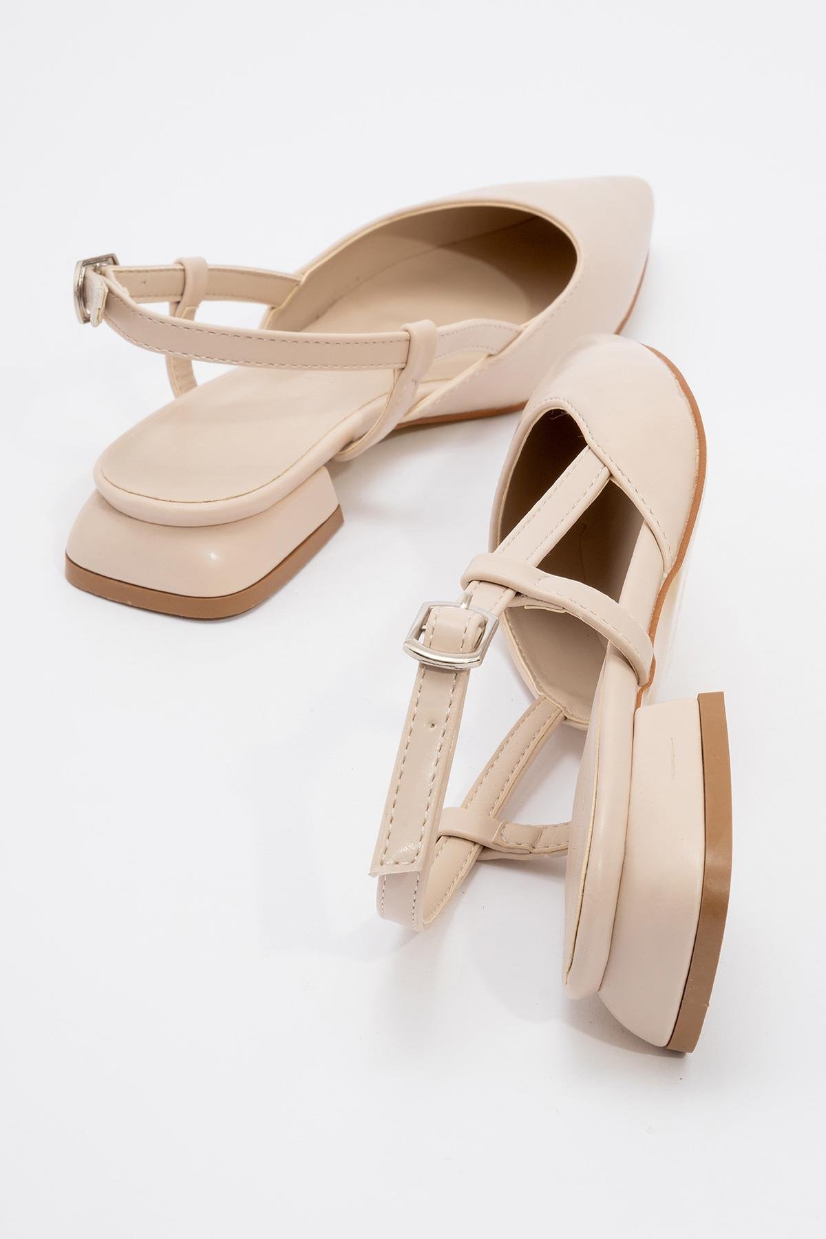 Kadın Düz Sandalet TEN CİLT - Görsel 5